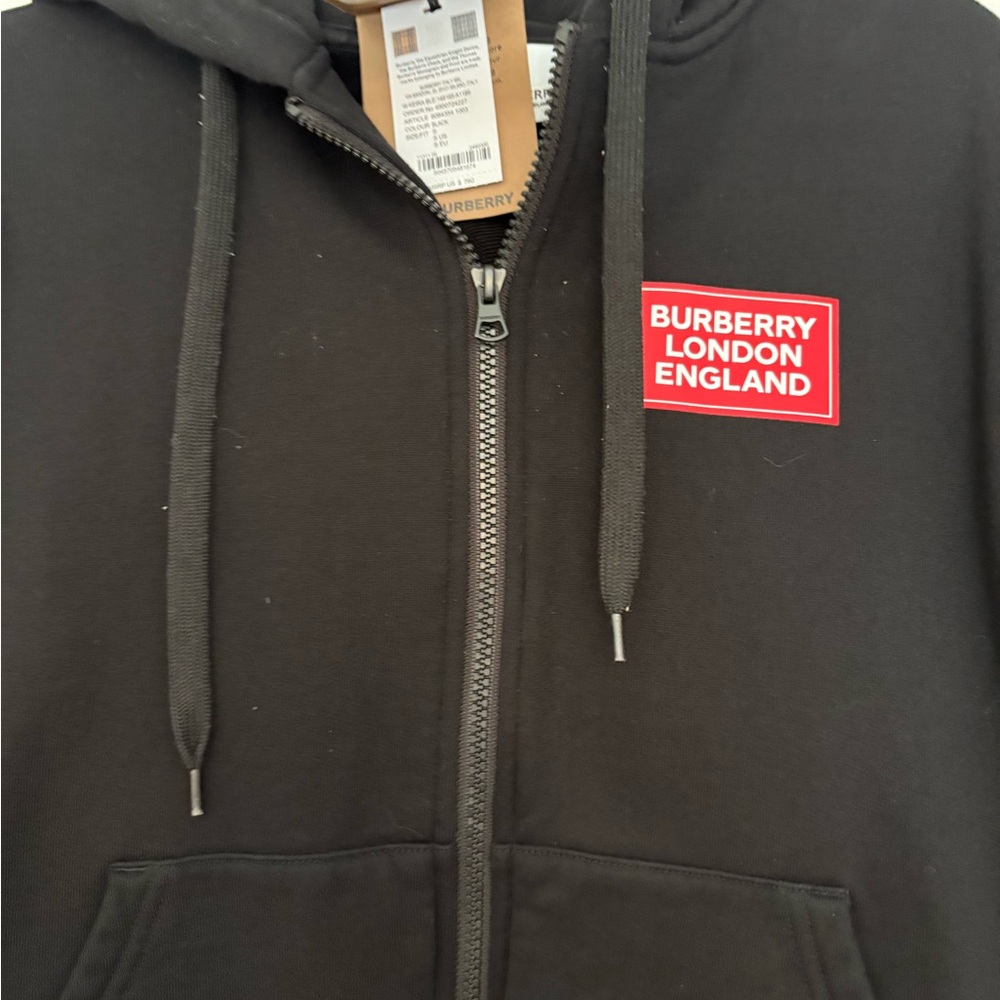 Burberry Black Hoodie Jacket